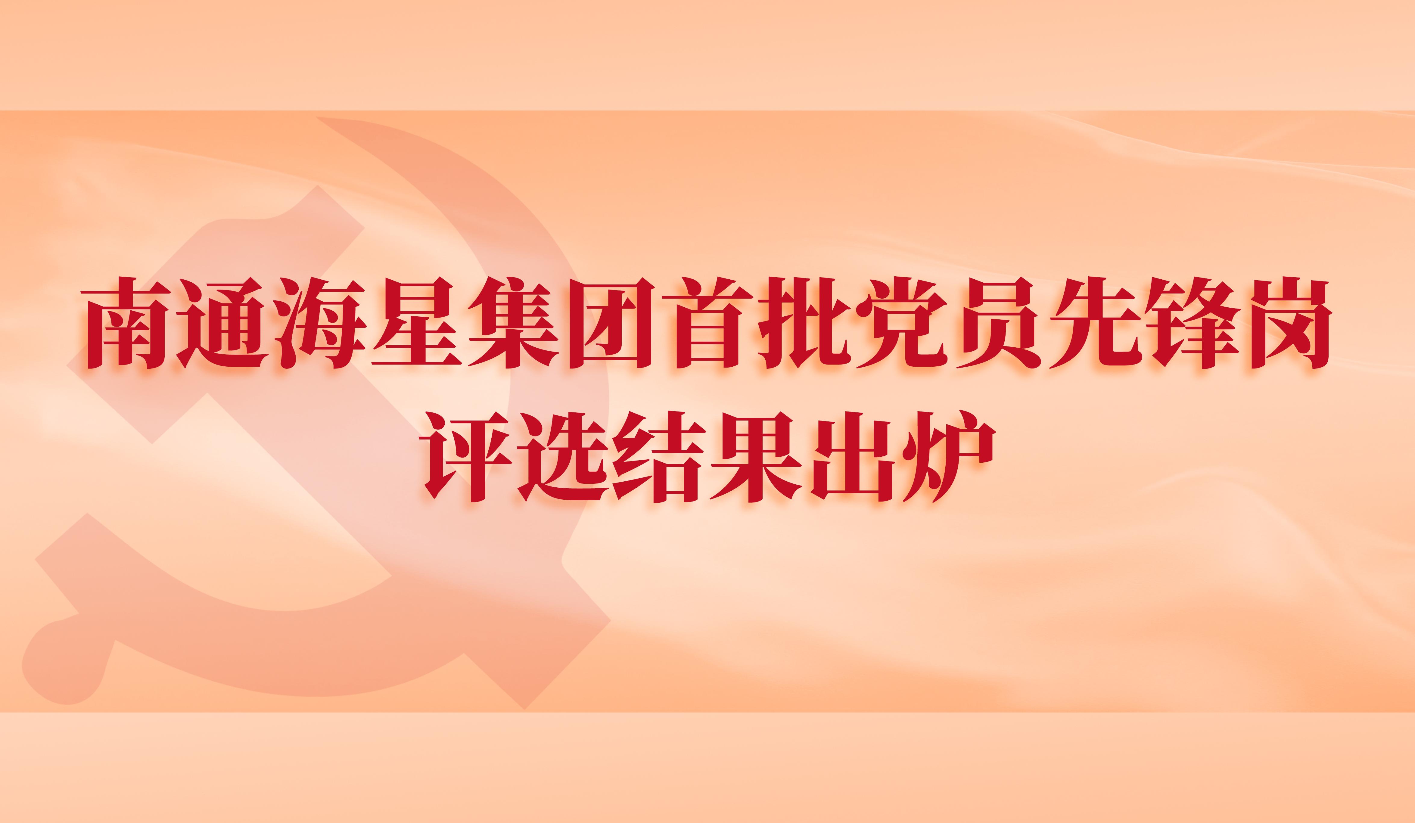 云顶集团集团首批党员先锋岗评选结果出炉